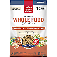 The Honest Kitchen Gourmet Whole Food Clusters Grain Free Beef & Superfoods Recipe Small Breed Dog Food