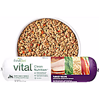 Freshpet Vital Turkey Recipe with Carrots, Brown Rice & Spinach Roll Fresh Dog Food