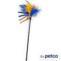 Leaps & Bounds Purple Wand Cat Teaser Toy