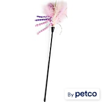 Leaps & Bounds Pink Wand Cat Teaser Toy