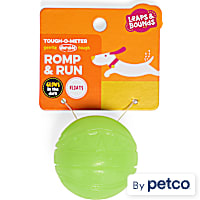 Leaps & Bounds Green TPR Glow Ball Dog Toy