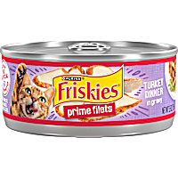 Friskies Prime Filets Turkey Dinner in Wet Cat Food Gravy