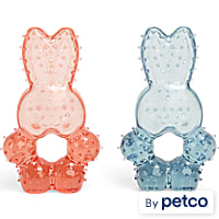 Leaps & Bounds Bunny Teething Freeze Puppy Toy in Assorted Colors