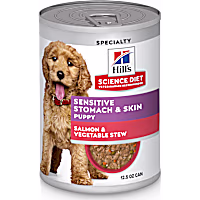 Hill's Science Diet Adult Sensitive Stomach & Sensitive Skin Salmon & Vegetable Stew Canned Wet Dog Food
