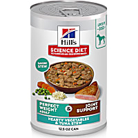 Hill's Science Diet Adult Perfect Weight & Joint Support Hearty Vegetables and Tuna Stew Dog Food