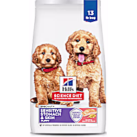 Hill's Science Diet Puppy Sensitive Stomach & Skin Salmon & Brown Rice Recipe Dry Dog Food