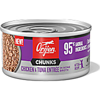 ORIJEN Chunks & Shreds Chicken And Tuna Kitten Entree Wet Cat Food