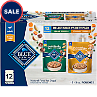 Blue Buffalo Blue Delectables Natural Lamb & Turkey Dinner Topper Variety Pack Wet Dog Food