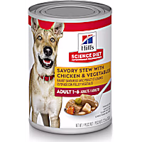 Hill's Science Diet Adult Savory Stew with Chicken & Vegetables Canned Wet Dog Food