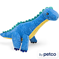 Leaps & Bounds Blue Plush Brontosaurus Dog Toy