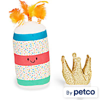 YOULY Birthday Crown Cat Hat and Toy Set