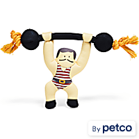 Leaps & Bounds Strong Man Floating Plush Dog Toy