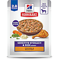 Hill's Science Diet Adult Sensitive Stomach & Sensitive Skin Chicken & Rice Stew Wet Dog Food