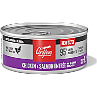 ORIJEN Premium Pate in Bone Broth Chicken & Salmon Entree Wet Kitten Cat Food