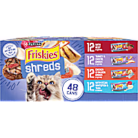 Purina Friskies Beef, Turkey Cheese, Chicken Salmon Dinner with Ocean Whitefish Tuna Cat Food Variety Pack