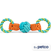Leaps & Bounds Double-Ended Handle Rope Tug Dog Toy