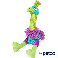 Leaps & Bounds Leopard Print Bird Plush Dog Toy