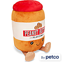 Leaps & Bounds Peanut Butter Snuffle Plush Dog Toy