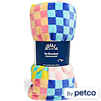 YOULY Pop Art Checkered Pet Throw