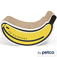YOULY Pop Art Banana Scratcher Cat Toy