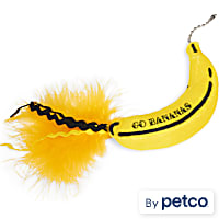 YOULY Pop Art Banana Mix & Match Attachment Cat Teaser Toy