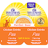 Wellness Complete Health Purrfect Duos Pate Chicken Entree Recipe Cat Food