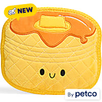 Leaps & Bounds Pancakes Tough Plush Dog Toy