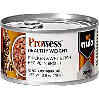 Nulo Prowess Healthy Weight for Adult Cats Chicken &Whitefish Shreds in Broth Cat Food