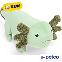 Leaps & Bounds Green Axolotl Plush Dog Toy