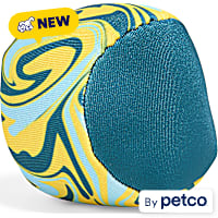 Leaps & Bounds Navy Floating Skip Ball Dog Toy