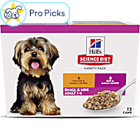 Hill's Science Diet Adult Small & Mini Chicken & Beef Entree Wet Dog Food Variety Pack