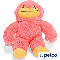Leaps & Bounds Pink Knotty Monster 2-in-1 Plush Rope Dog Toy