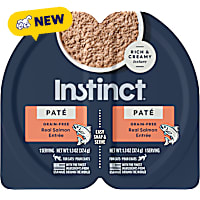 Instinct Pate Split Cup Real Salmon Entree Grain-Free Wet Cat Food