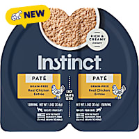 Instinct Pate Split Cup Real Chicken Entree Grain-Free Wet Cat Food