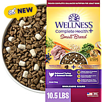 Wellness Complete Health+ Small Breed Deboned Turkey & Oatmeal Recipe with Freeze-Dried Wellbites Adult Dry Dog Food