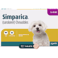 Simparica Chewable for Dogs 5.6-11 lbs.