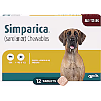 Simparica Chewable for Dogs 88.1-132 lbs.