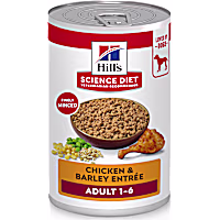 Hill's Science Diet Adult Chicken & Barley Entree Canned Wet Dog Food