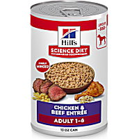 Hill's Science Diet Chicken & Beef Entree Adult Canned Dog Food