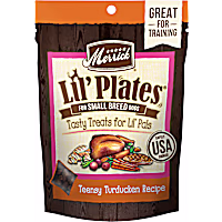 Merrick Lil' Plates Grain Free Teensy Turducken Natural Training Treats for Small Dogs