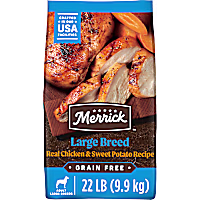 Merrick Grain Free Real Chicken & Sweet Potato Recipe Large Breed Dry Dog Food