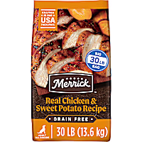 Merrick Premium Wholesome Natural Kibble with Real Chicken and Sweet Potato Grain Free Dry Adult Dog Food