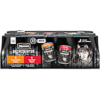 Merrick Backcountry Grain Free Real Beef & Chicken Dinner Recipes Premium Canned Dog Food Variety Pack