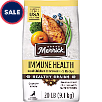 Merrick Healthy Grains Chicken With Freeze-Dried Clusters With Superfoods Immune Health Recipe Dry Dog Food