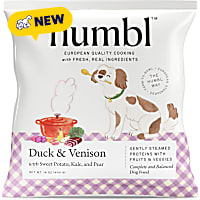 HUMBL Frozen Pourable PouchEU-Sourced Duck & Venison Gently Cooked Dog Food