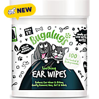 Bugalugs Pet Care Soothing Ear Dog Wipes