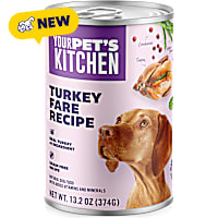 Your Pet's Kitchen Made in the USA with Real Turkey Fare Wet Dog Food