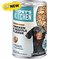 Your Pet's Kitchen Made in The USA with Real Chicken & Waffle Recipe Wet Dog Food
