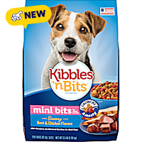 Kibbles 'n Bits Savory Beef & Chicken Mini Bits Small Breed Dry Dog Food