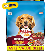 Kibbles 'n Bits Bistro Oven Roasted Beef, Spring Vegetable & Apple Flavors Dry Dog Food